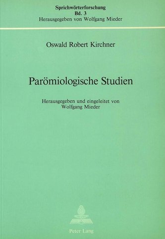 Parömiologische Studien