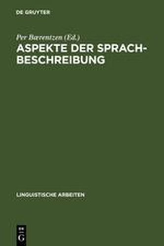 Aspekte der Sprachbeschreibung