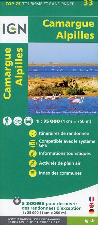Camargue Alpilles 1:75 000