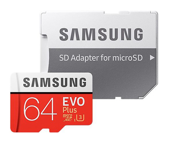 Paměťová karta SAMSUNG MB-MC64GA/EU micro SDHC 64GB CL10 s adaptérem