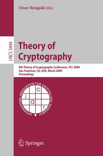 Theory of Cryptography Theory of Cryptography