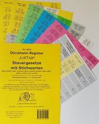 DürckheimRegister® STEUERGESETZE mit Stichworten (2020)