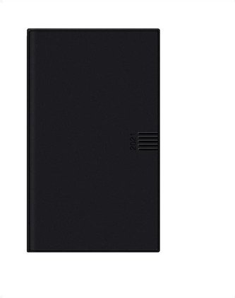 Monats-Taschenkalender 2021 schwarz