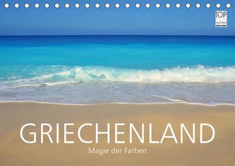 Griechenland -Magie der Farben (Tischkalender 2021 DIN A5 quer)