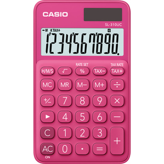 Kalkulačka "SL 310", červená, 10 místný displej, CASIO