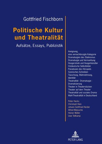 Politische Kultur und Theatralität