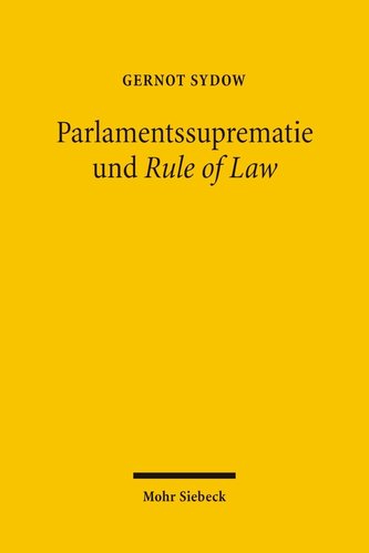 Parlamentssuprematie und Rule of Law