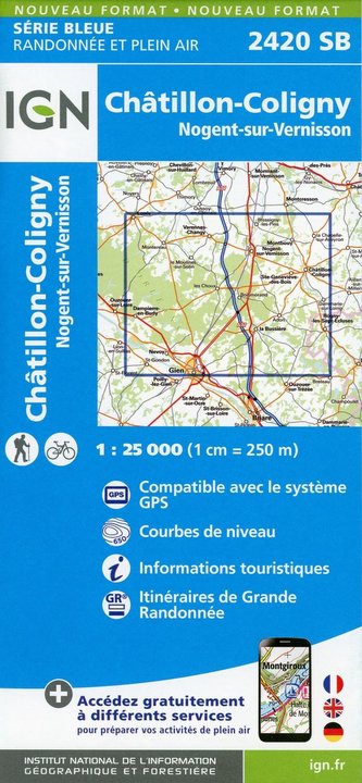 Châtillon-Coligny-Nogent-sur-Vernisson 1:25 000 Châtillon-Coligny-Nogent-sur-Vernisson 1:25 000