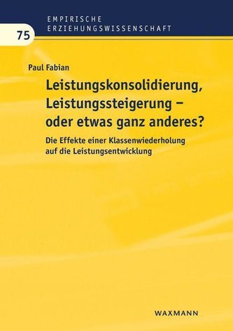 Leistungskonsolidierung, Leistungssteigerung - oder etwas ganz anderes?