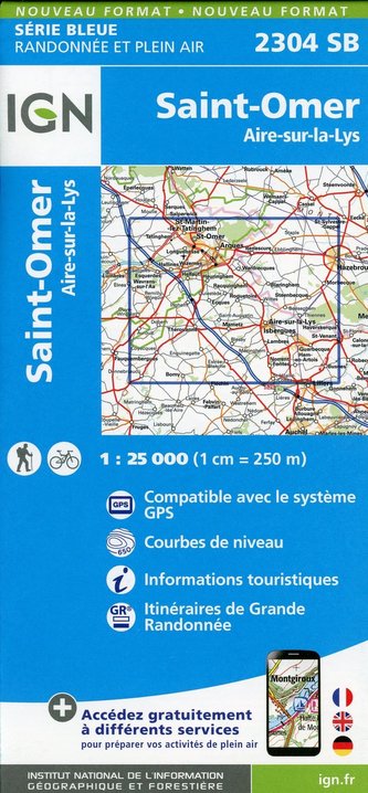 St-Omer.Aire-sur-la-Lys 1:25 000