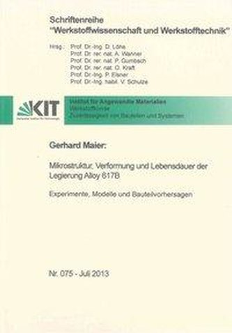 Mikrostruktur, Verformung und Lebensdauer der Legierung Alloy 617B