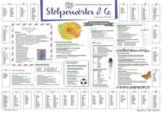 Schreibunterlage Stolperwörter