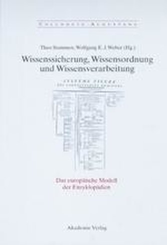 Wissenssicherung, Wissensordnung und Wissensverarbeitung