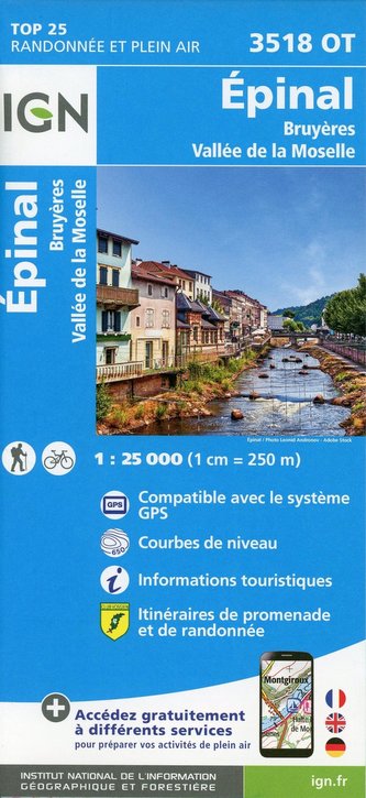 Épinal.Bruyères.Vallée de la Moselle 1:25 000 Épinal.Bruyères.Vallée de la Moselle 1:25 000
