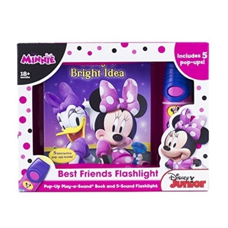 MINNIE MOUSE BOOK AND FLASHLIGHT