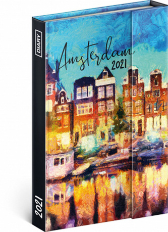 Týdenní magnetický diář Amsterdam 2021