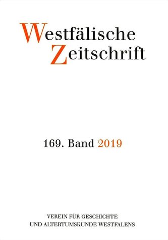 Westfälische Zeitschrift 169. Band 2019