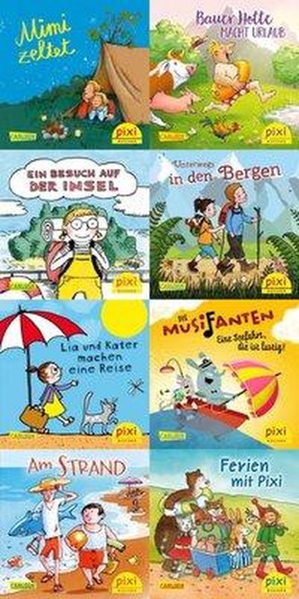 Pixi Bundle 8er Serie 268: In die Ferien mit Pixi (8x1 Exemplar)