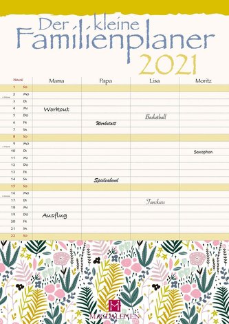 Der kleine Familienplaner 2021