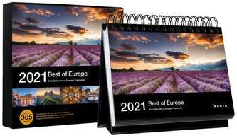 Tischkalender Best of Europe 2021