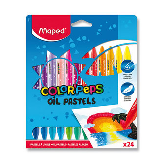Maped - Olejové pastely Color´Peps 24 ks Maped - Olejové pastely Color´Peps 24 ks