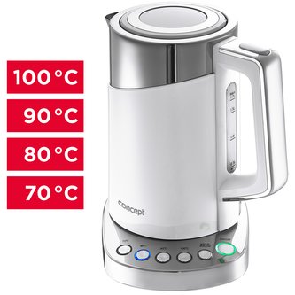 RK3170 Rychlovarná konvice s termoregulací Cool Touch 1,7 l WHITE