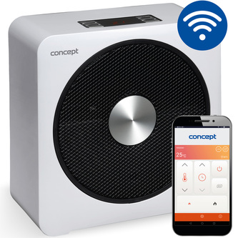 VT5000 WIFI PTC Teplovzdušný ventilátor bílý