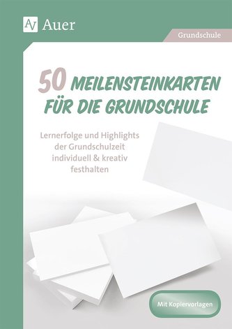 50 Meilensteinkarten für die Grundschule