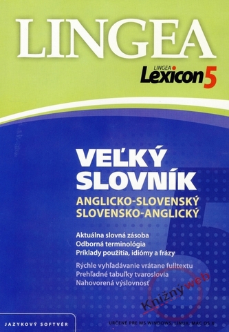 Lexicon5 Vežký slovník anglicko-slovenský slovensko-anglický Lexicon5 Vežký slovník anglicko-slovenský slovensko-anglický