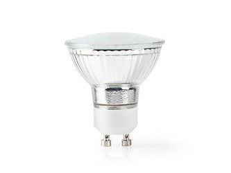 Chytrá WiFi žárovka LED GU10 4.5W bílá teplá NEDIS WIFILW12CRGU10 SMARTLIFE