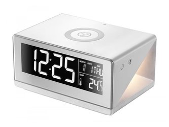 Budík IMMAX ALZATI 08957L WIRELESS CHARGER