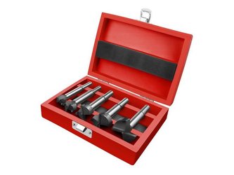 Sada fréz-sukovníků do dřeva s SK plátky, průměry EXTOL PREMIUM 8802030 5ks