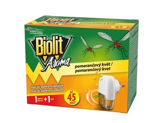 BIOLIT elektrický odpařovač - s tekutou náplní s pomerančovým květem 45 nocí 27ml