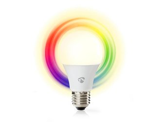 Chytrá WiFi žárovka LED E27  6W RGBW NEDIS WIFILC11WTE27 SMARTLIFE