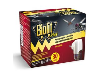 BIOLIT Plus elektrický odpařovač 30 nocí - proti mouchám a komárům 31ml