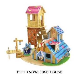 RoboTime 3D puzzle domeček s věží