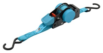 Popruh upínací s ráčnou a háky COMPASS 02260 samonavíjecí 2m