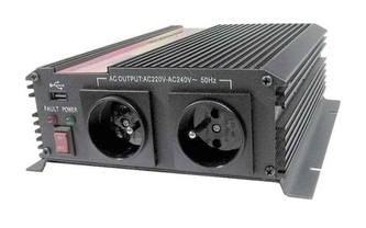 Měnič napětí CARSPA CAR1K 24V/230V 1000W