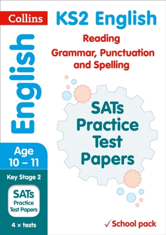 KS2 English Reading, Grammar, Punctuation and Spelling SATs Practice Test Papers (School pack) KS2 English Reading, Grammar, Punctuation and Spelling SATs Practice Test Papers (School pack)