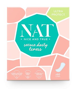 Slipové vložky NAT nice & true - secure daily (60 ks)