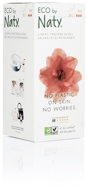 Dámské ECO slipové vložky Naty  - super (28 ks)