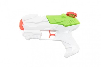 Vodní pistole stříkací plast 17cm 2 barvy 12ks v boxu
