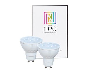 Chytrá WiFi žárovka LED GU10  4.8W bílá teplá IMMAX NEO 07003B 2ks
