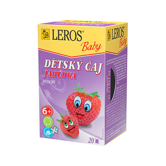 LEROS LEROS Baby Dětský čaj Jahůdka 20 x 2 g