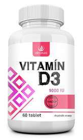 Allnature Vitamín D3 60 tablet