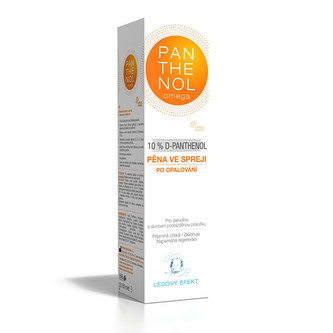 Omega Pharma Panthenol Omega pěna ve spreji s ledovým efektem 10% 150 ml