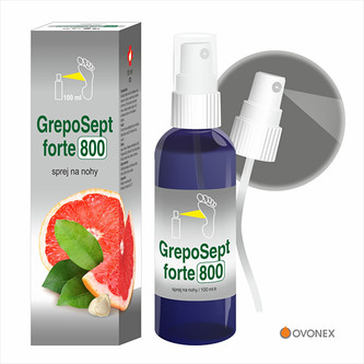 OVONEX s.r.o. Greposept FORTE 800 sprej na nohy 100 ml