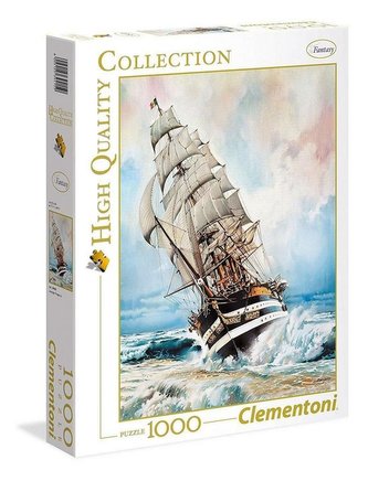 Clementoni Puzzle Plachetnice Amerigo Vespucc / 1000 dílků