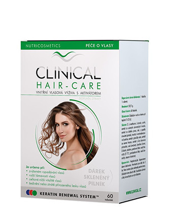 Clinical Clinical Hair-Care tob.60 + skleněný pilník - kúra na 2. měsíce