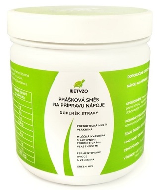 Wetyzo PREBIOTICKÁ MULTI VLÁKNINA s novou generací probiotik K-B0399®, přírodními prebiotiky, a Green mixem 432 g